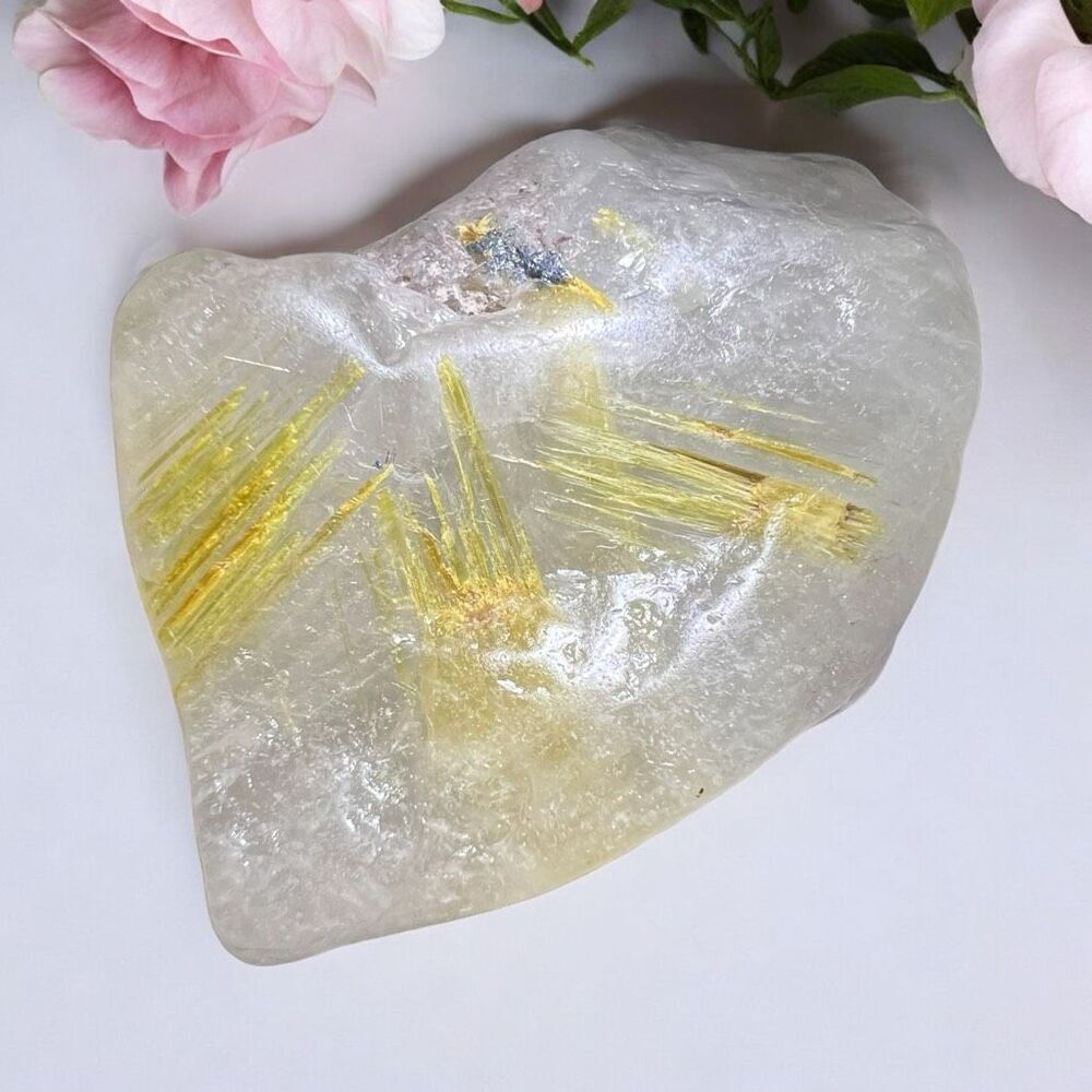 Golden Rutilated Quartz Crystal‎ Freeform